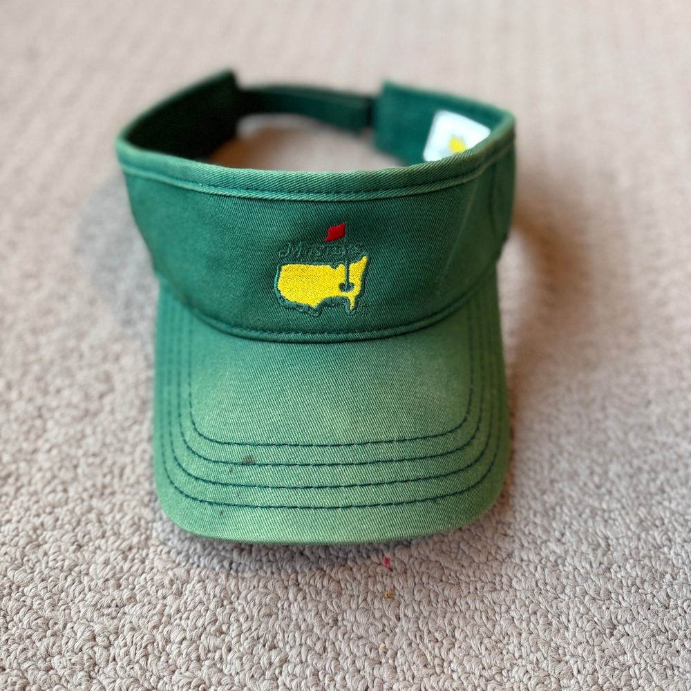 Masters Golf Visor American Needle Green Adjustable Augusta National Tournament
